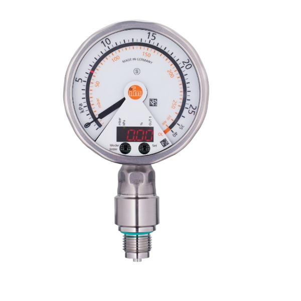 德國IFM易福門帶模擬顯示屏的齊平式壓力傳感器PG2439 PG-1-1-REB12-MFRKG/US/ /P