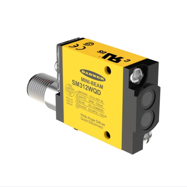 BANNER邦納美國(guó)MINI-BEAM系列光電傳感器  SM312WQDP
