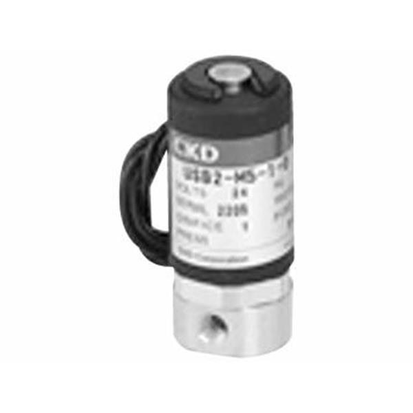 CKD喜開(kāi)理多種流體小型直動(dòng)式2通電磁閥USB2-M5-1-L-AC200V