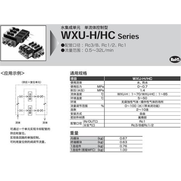 CKD喜開(kāi)理水集成單元WXU-HC-10-W-15-600-PA